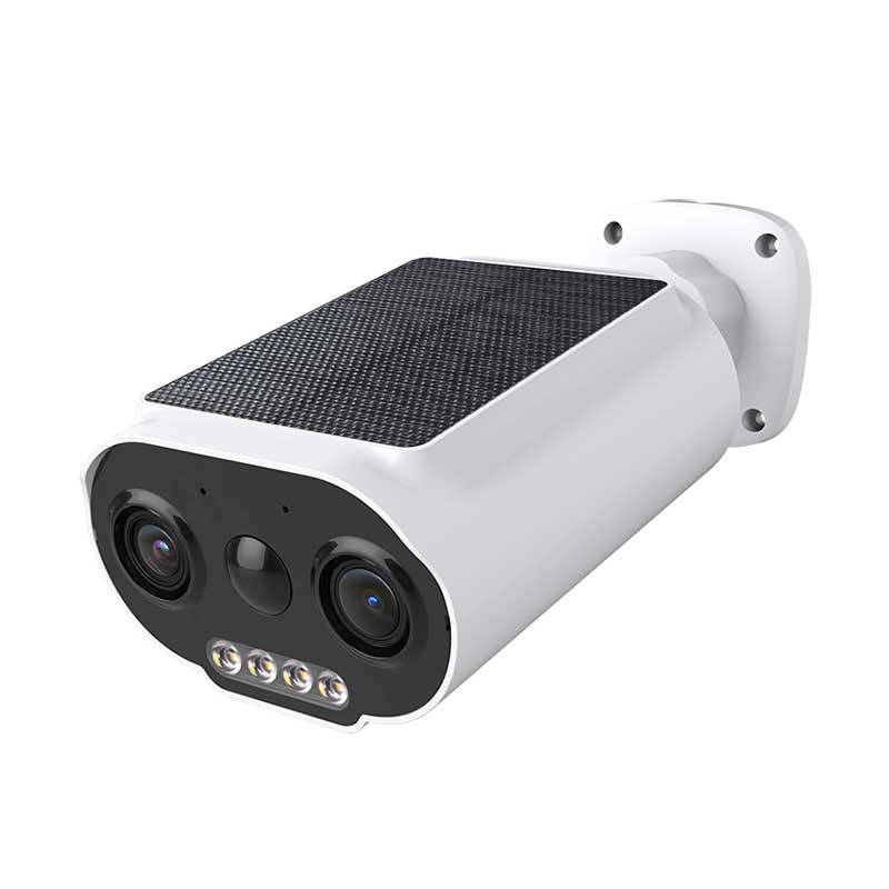 Dual Lens Solar Color Night Vision Camera 807 2