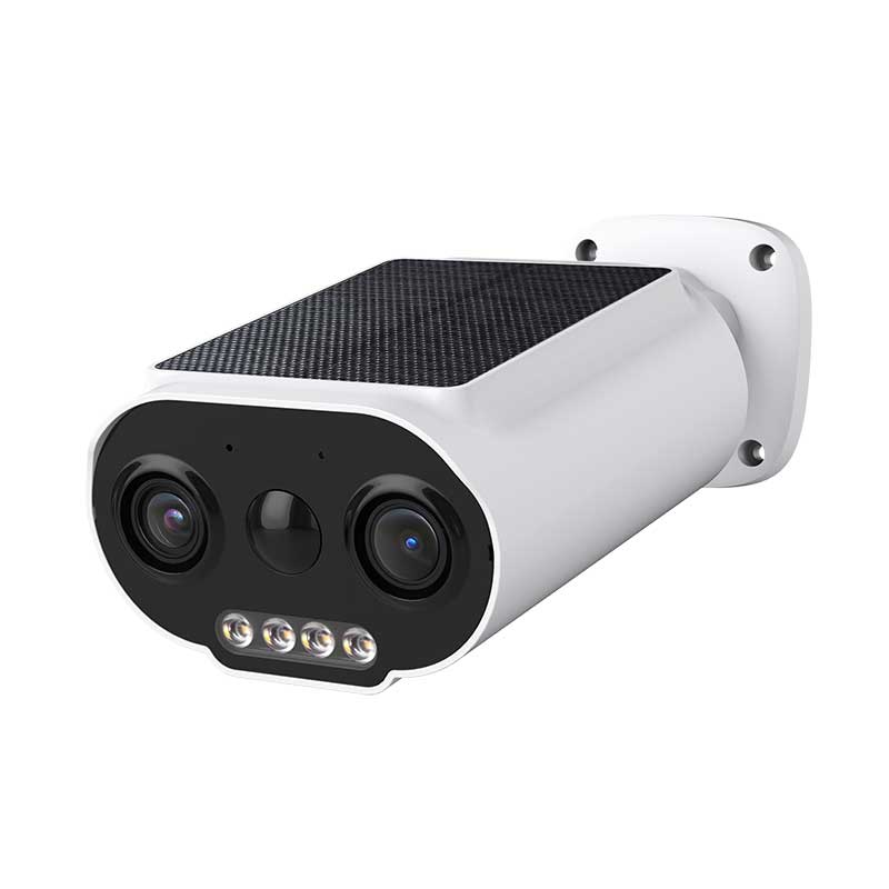 Dual Lens Solar Color Night Vision Camera 807 3
